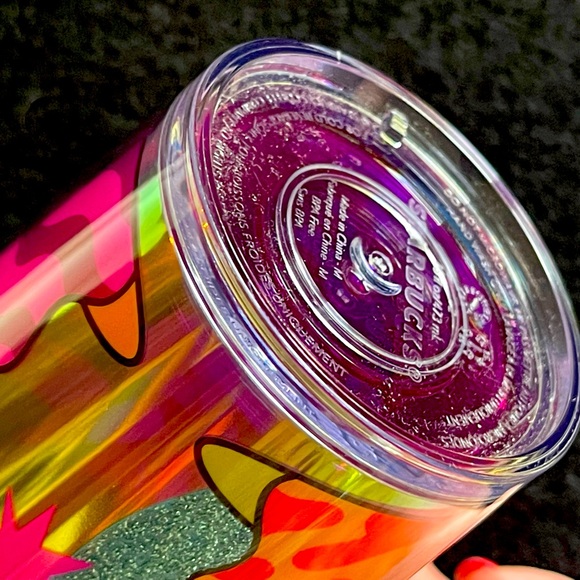 NWT🌈Tim Singleton Starbucks 2023 Pride Fan Dichroic Plastic Cold Brew Cup, 16oz - Picture 7 of 11